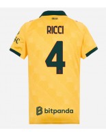 AC Milan Samuele Ricci #4 Kolmaspaita Naisten 2025-26 Lyhythihainen